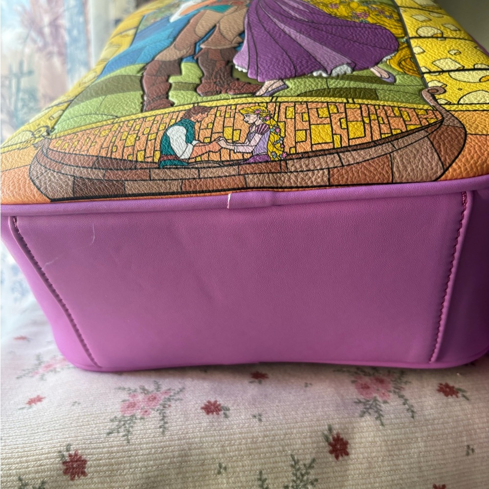 Loungefly Purple and Yellow Backpack - Picture 6 of 8